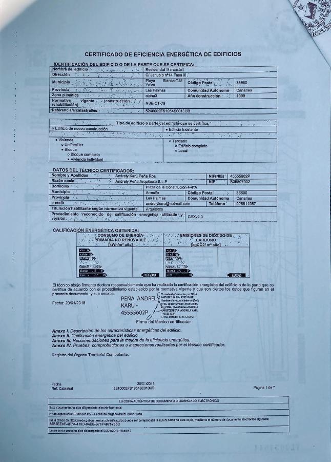 Apartamento "La Dulce Vida" Apartman Playa Blanca  Kültér fotó